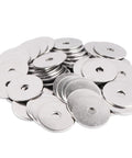 Stainless Steel Fender Washers 1/4 ID x 1-1/4 OD 0.06 Thick Pack Of 50 in a pile