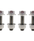 Stainless Steel Flange Screws Bolts and Nuts Kit for Exhaust Manifold M10x1.5 35mm 4 Pack, showing all four screws and nuts