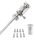 Slide Bolt Gate Latch Thickened 304 Stainless Steel Heavy Duty Barrel Bolt With Padlock Hole And Dust Canister with screws