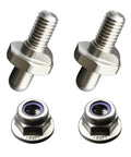 Grill Door Hinge Pin Kit 2 Pack With Adjustable Bolt And Lock Nut For Genesis Spirit Summit Series Grills, stainless steel