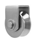 Grooved Wheel Pulley Block Pulley Wheel Stainless Duplex Bearing Silent Detachable Heavy Duty Traction Wheel for Material Handling