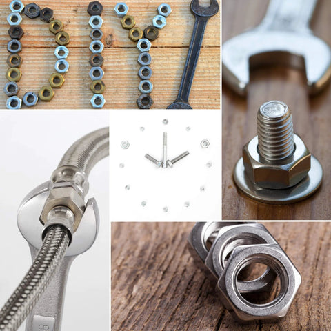 210 Pack 304 Stainless Steel Hex Nuts Assortment Kit DIN 934 M3 M4 M5 M6 M8 M10 For Professionals DIY in various setups and uses
