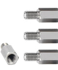 Wall Mount Spacer Adapter Set For Desktop And Portable Monitors 4 Pcs M4x10mm Hex Stainless Steel Standoff Spacers with Screws