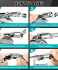 Step-by-step guide for using 304 Stainless Steel Hose Clamps DIY Kit With 26 Foot Length Adjustable Metal Strap Clamps And 15 Fasteners