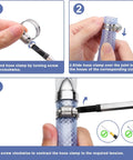 Steps to install Qibaok 120 Piece Stainless Steel Hose Clamps Assortment Kit With One Quarter Inch To One And One Half Inch Worm Gear Clamps For Fuel Line Plumbing Automotive Mechanical Applications Pipe Tube Radiator Garden Corrosion Resistant Waterproof