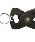 Close-up view of 40 Pcs 15.3mm-18.5mm Single Ear Hose Clamps 304 Stainless Steel PEX Cinch Clamps with pliers for pipe fitting connections.
