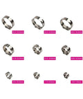 10 Pack Stainless Steel 304 Single Ear Hose Clamps Stepless Clamp With Smooth Inner Band For 360 Degree Seal Corrosion Resistant