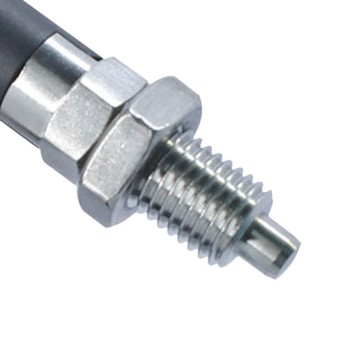 Close-up of Self Locking Indexing Pin And Spring Plunger Stainless Steel M16 Threaded Lock Pin Bolt for durable construction by Menolana.