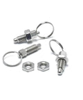 Beefy Heavy Duty Stainless Steel Pull Ring Indexing Plungers Set Of 4 M10 Retractable Spring Loaded Plungers Quick Release Pins