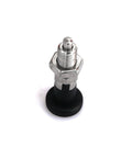 Stainless Steel Self Locking Knob Plunger With Spring Loaded Locking Pin And Reset Spring For Precision Indexing M8 Size Black