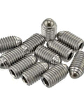 Premium Stainless Steel M3 x 6mm Hex Socket Spring Ball Point Grub Screws Set in SUS304 for Precision Mechanical Assemblies, 20 Pieces
