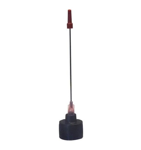 Five Pack Of Medical Grade 1 Oz Boston Round Bottles With Extra Long 2 Inch Stainless Needle Applicator For Gun Oils