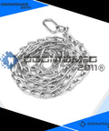 Stainless Steel OB Calf Pulling Chain 45 Inches With Handle Blue PVC Grip For Assisted Birth Delivery Durable Medical Instrument