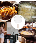 1pc Stainless Steel Explosion-proof Oil Screen Cover Cooking Oil Filter Strainer Pan Cover used while frying food