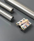 Leak Proof Pipe Clamp Kit For Quick Fixes And Emergency Leak Repair Kit waterproof sealer on gray surface with metal pipes