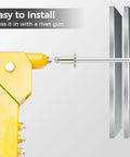 2 Piece Stainless Steel Rosette Rivets For Decorative Metal Fasteners And Door Tag Hardware Dope Look With Quick Install