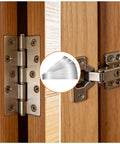 Pro Grade 30 Piece Shim Stock Set in 304 Stainless Steel used in leveling door hinges and aligning kitchen cabinets