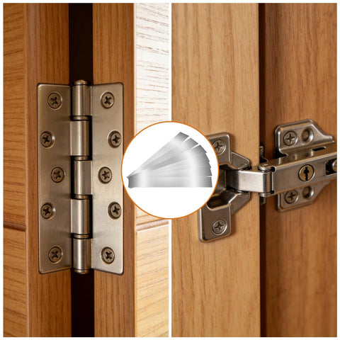 Pro Grade 30 Piece Shim Stock Set in 304 Stainless Steel used in leveling door hinges and aligning kitchen cabinets