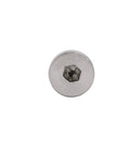 Top view of Stainless Steel Hex Socket Shoulder Bolt from 5 Pack, 5mm Shoulder, 20mm Length, M4 Thread, 304 Stainless steel
