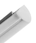 Close-up view of Sliding Shower Door Bottom Guide 304 Stainless Steel Replacement Parts for Frameless Glass Doors and Sliding Barn Door Track.