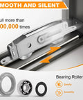 Sliding Door Rollers 2 Pack, 304 Stainless Steel Replacement For Patio Sliding Glass Doors, Height Adjustable Heavy Duty