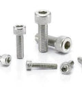 ✝️ SNSL-M4-10 NBK Socket Head Cap Screws - SUS316L- Pack of 5 - Made in Japan arranged on white background