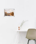 Office wall with artwork mounted using Pro Grade Stainless Steel Standoff Screws For Acrylic Half Inch By Three Quarter Inch Wall Sign Mounting Hardware 20 Pack With Double Spacers Plastic Expansion Tubes And Nail Hardware For Sturdy Easy Install.