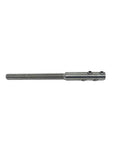 Stainless Steel T316 Marine 1/4-20 Set Screw Threaded Stud for 1/8 Inch Cable, side view displaying threaded and screw sections.