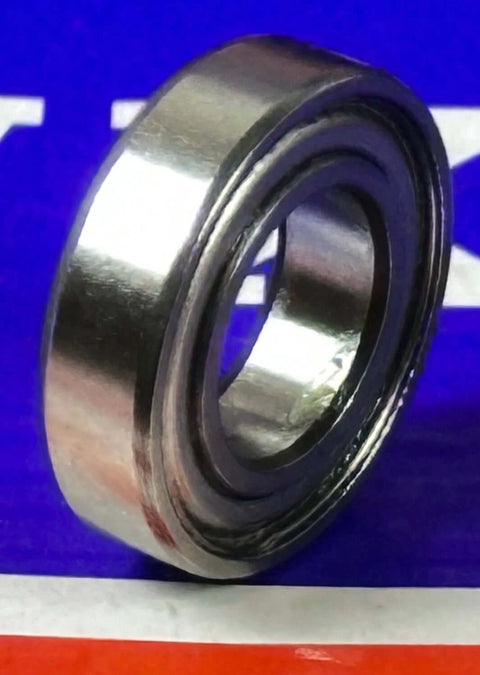 S6800ZZ Bearing Ceramic Stainless Steel Shielded 10x19x5mm close-up view showcasing the stainless steel and ceramic balls.