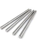 Stainless Steel 8x150mm Round Rods And Shelf Pins Four Pack Dowel Pins For Cabinet Furniture DIY Shelving Hardware Smooth Chamfered Edges