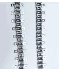 Stainless Steel Short Pitch Plate Conveyor Drive Roller Chain With A1 A2 Attachments 1.5 Meter Length Mingping Brand
