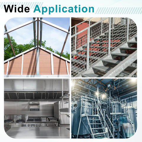 Stainless Steel Flat Bar Quarter Inch Thick By Two Inch Wide Twelve Inch Long With Heavy Duty Brushed Finish Trim Strip For Kitchen Diy Crafts 304 Grade Silver Tone uxcell in various applications like kitchen, roofing, stairs, and industrial settings