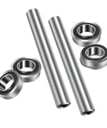 Two Kits Stainless Steel Front Wheel Axle And Bearing Conversion OEM Upgrade For 6 Inch Wheel Sleeves Fits Z Series And RZ Series Lawn Mowers