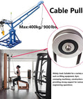 Stainless Steel Deep Groove Ball Bearing Lifting Pulley Wheel For Wire Rope 8mm Inner Diameter 400kg Capacity shown in lifting setup.