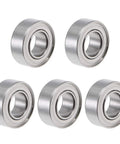 Stainless Steel Ball Bearing Set With 1/4 Inch Inner Diameter, 1/2 Inch Outer Diameter, And 3/16 Inch Width Double Shielded R188ZZ Precision Bearings