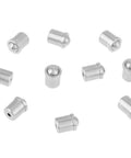 Ball plunger 5mm x 6mm push fit spring plunger made from 304 stainless steel, 10 piece set for precision positioning in mechanical devices