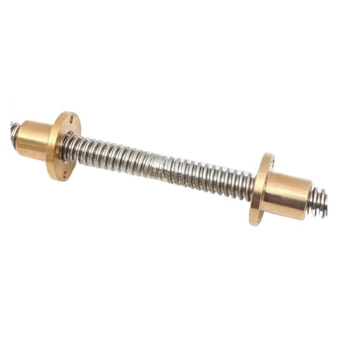 ✝️ Screw Stainless Steel Ball Screw T8 Lead Screw Right-Left Length 1000mm OD 8mm Pitch 2mm with brass nut for CNC axis motion