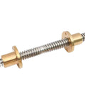 Screw Stainless Steel Ball Screw T8 Lead Screw Right-Left Length 1000mm OD 8mm Pitch 2mm shown in close-up view for CNC axis motion