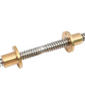 Screw stainless steel ball screw kuaoxk t8 lead screw right-left length 200mm-600mm OD 8mm pitch 2mm