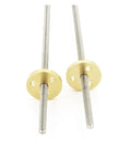 Screw Stainless Steel Ball Screw T4 Stainless Steel Trapezoidal Screw Length 100mm Pitch 1 Lead 1mm/2mm with Nut, 1-pack replacement