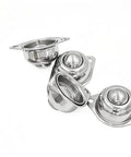 1" Stainless Steel Ball Transfer Units, 4pcs Screw Mounted Roller Ball Transfers Bearing, Load Capacity 88lbs for Conveyor and Mechanical Systems