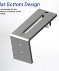2 Pack Floor Guide For Barn Doors, Adjustable Stainless Steel Sliding Door Rollers, Wall Mounted Bottom Guides