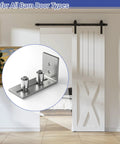 2 Pack Floor Guide For Barn Doors, Adjustable Stainless Steel Sliding Door Rollers, Wall Mounted Bottom Guides installation