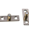 4 Pcs Stainless Steel Roller Guides For Sliding Barn Doors Floor Guides And Hardware Accessories, shown close-up on white