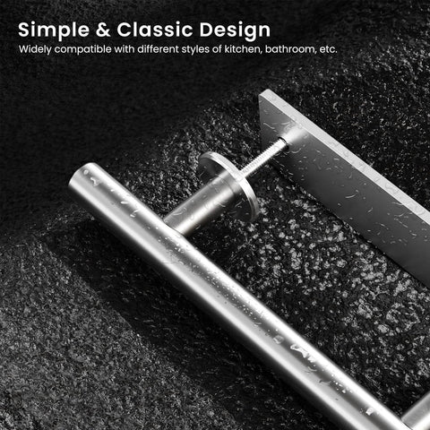 12 Inch Barn Door Handles Sliding Barn Door Pull Handle Stainless Steel Heavy Duty Large Rustic Two Side Design close-up