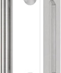 Sliding Barn Door Handle Double Sided Pull And Flush Embedded Invisible Stainless Steel, Retro Matte Finish, side view