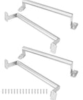 Large Stainless Steel Barn Pull Handle Set Of 4 With Screws For Cabinets Sliding Doors Closets Keyless Entry Doors Fences Barn Doors And Gates Durable Modern Finish Easy To Install