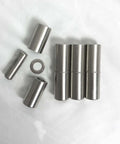 Beefy Heavy Duty Weld On Barrel Hinges Three Inch Long By Three Quarter Inch Wide 304 Stainless Steel 4-pack
