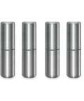 Beefy Heavy Duty Weld On Barrel Hinges Three Inch Long By Three Quarter Inch Wide 304 Stainless Steel 500 Lb Load Capacity