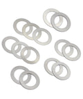 14 Pack Half Inch 28 TPI Barrel Shim Kit for .223 and 5.56 Muzzle Brakes, Precision Stainless Steel 304 Alignment
